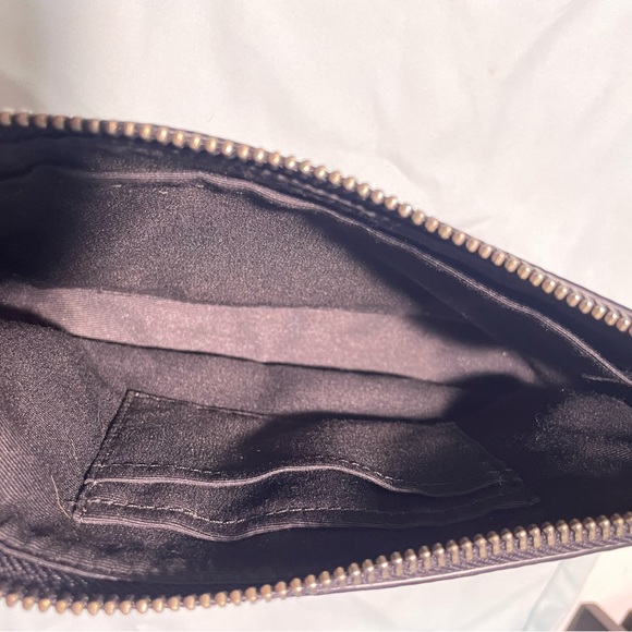 Coach Metallic Flower Embroidered Wristlet - Picture 7 of 8